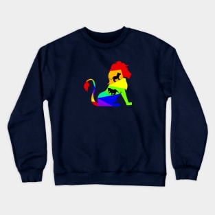 Colorful lion Crewneck Sweatshirt